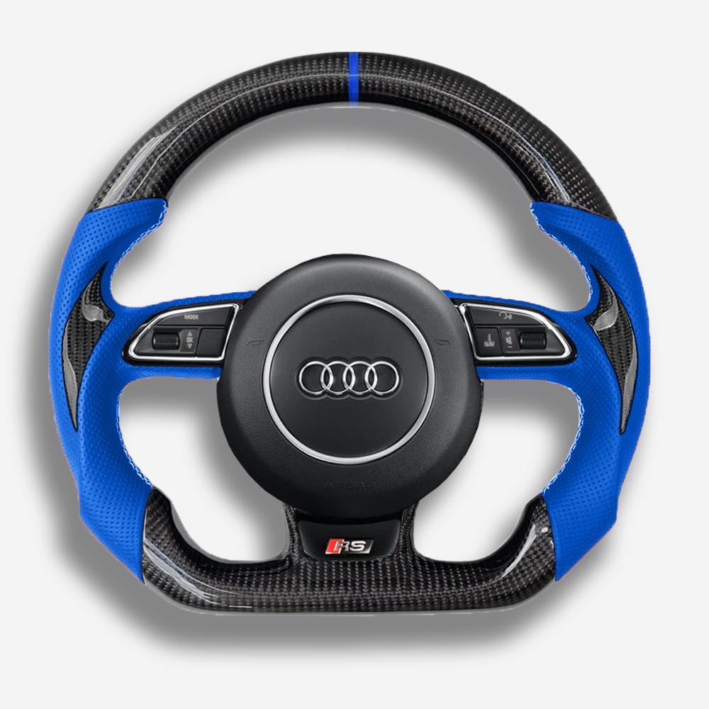 audi rs style custom steering wheel