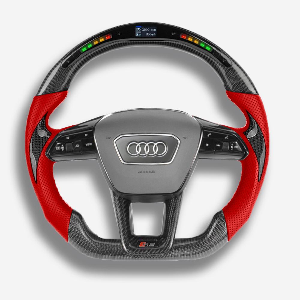 audi s rs 6 7 carbon fiber steering wheel