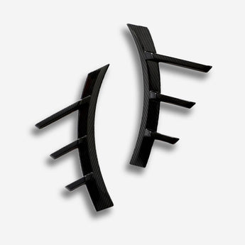 bmw m2 g87 mp style carbon fiber front fender trim front view