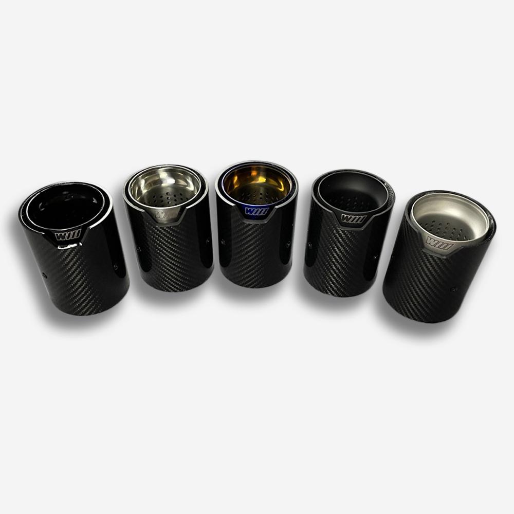 bmw m2 m3 m4 g80 g82 g87 f80 f82 f87 m performance style carbon fiber exhaust tips collection view