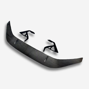 bmw m3 m4 g80 g82 adro style carbon fiber spoiler right angle view
