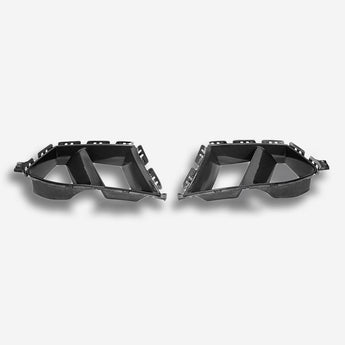 bmw m3 m4 g80 g82 mp style carbon fiber air ducts front view
