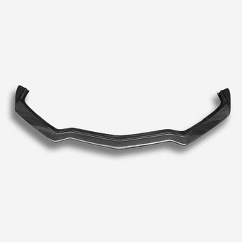 corvette c8 carbon fiber 5vm style front splitter lip front view