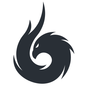 flaminghawk logo carbon fiber