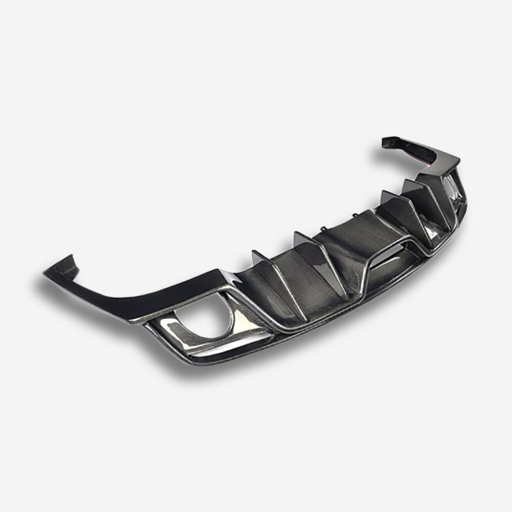 ford mustang gt ecoboost 15 17 type ar carbon fiber diffuser high angle view