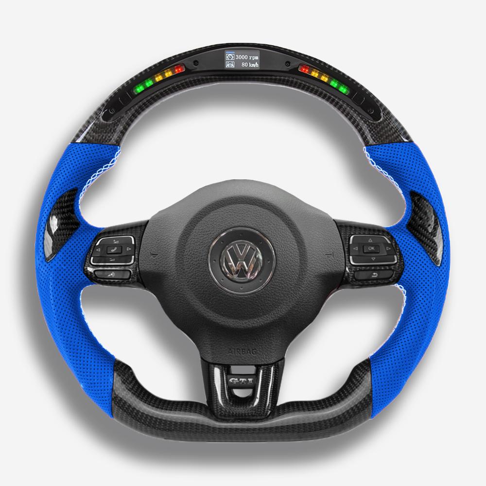 golf mk6 carbon fiber steering wheel
