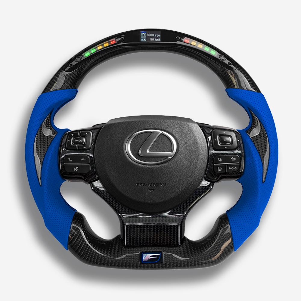 lexus is rc carbon fiber steering wheel