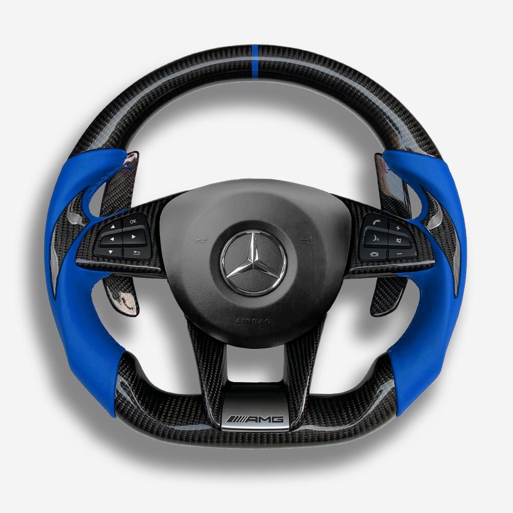mercedes 2016-2019 carbon fiber steering wheel