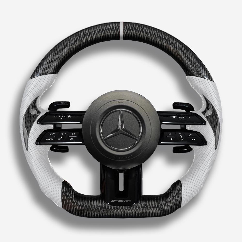 mercedes 2022 carbon fiber steering wheel