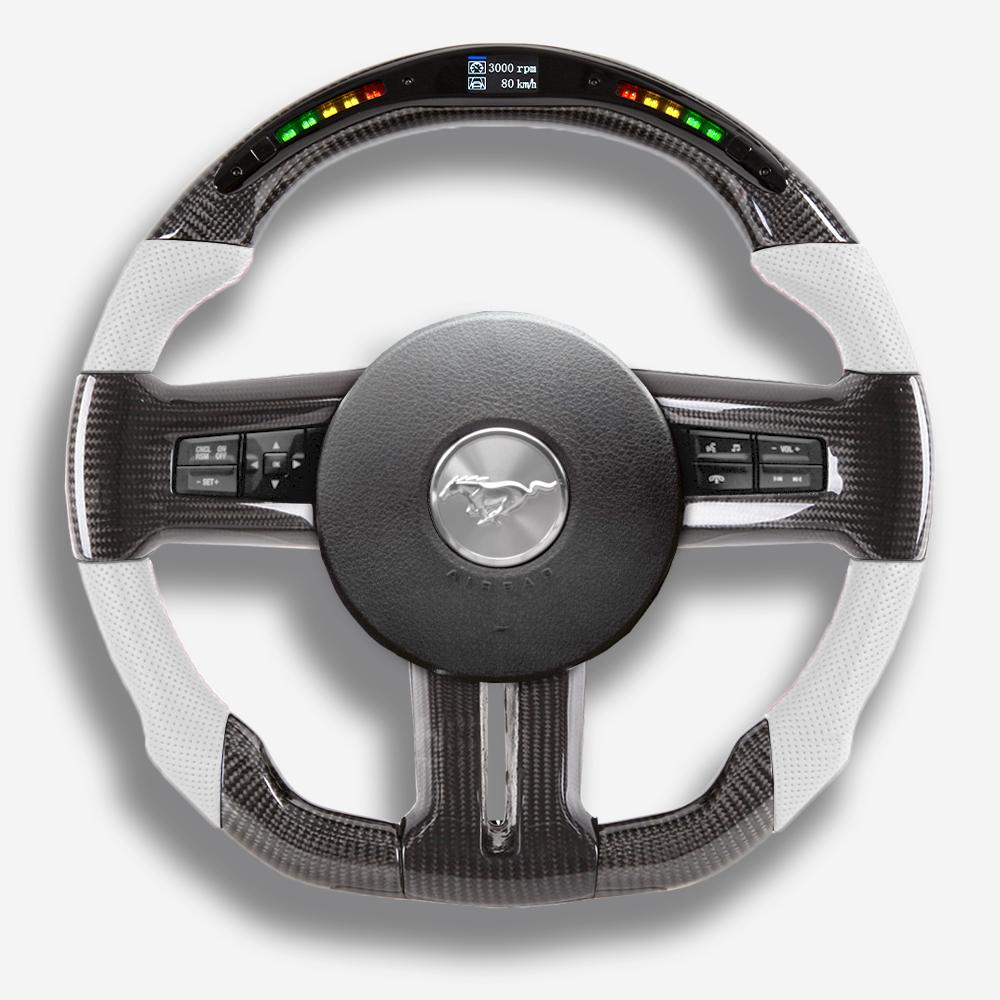 mustang 2010-2014 carbon fiber steering wheel
