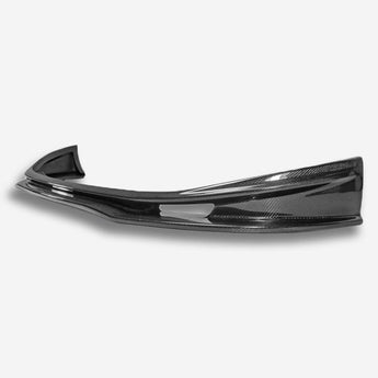 nissan 370z carbon fiber front lip left angle view