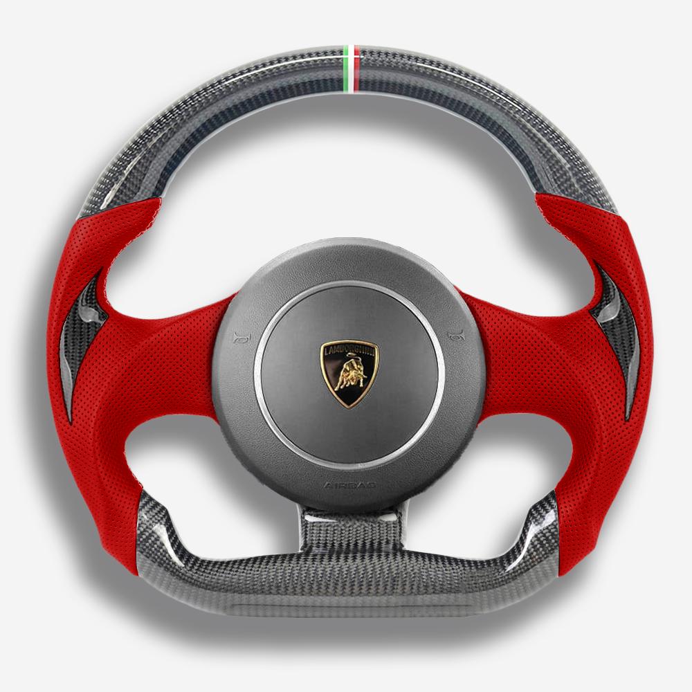 gallardo carbon fiber steering wheel