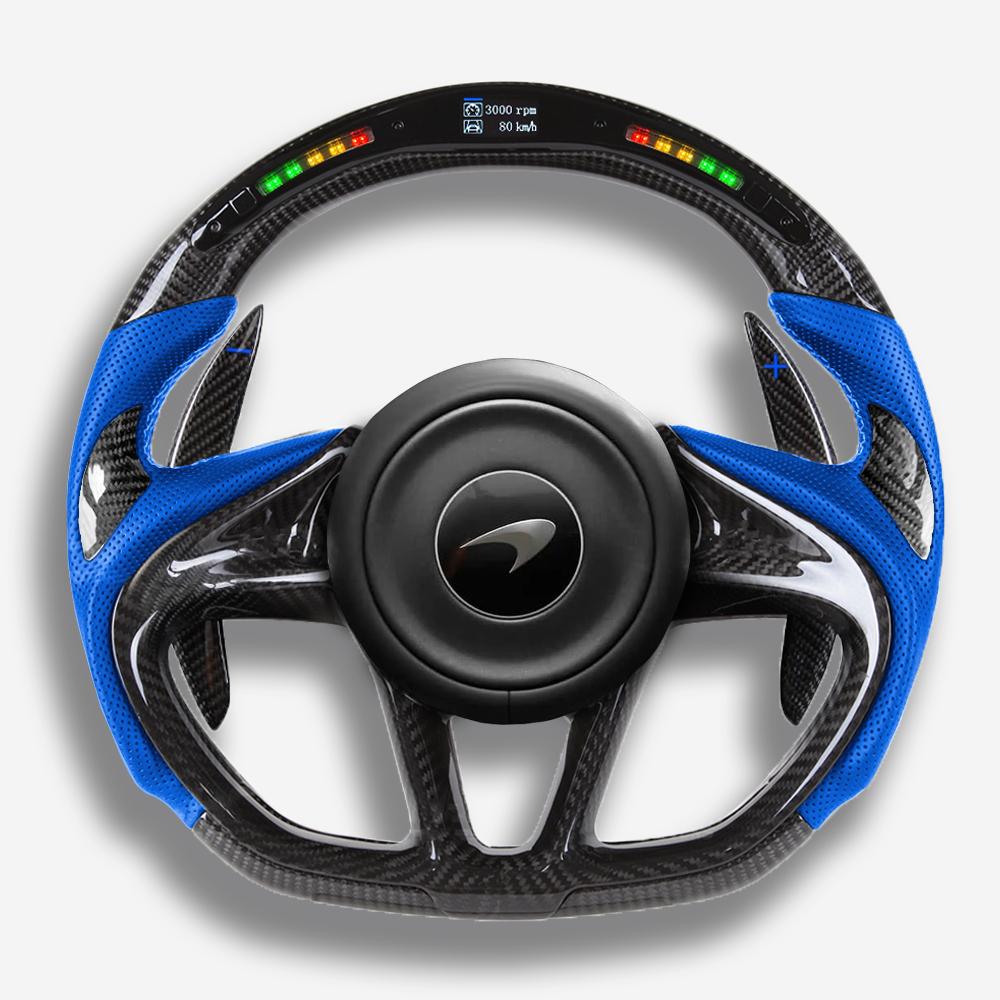 mclaren 720s carbon fiber steering wheel