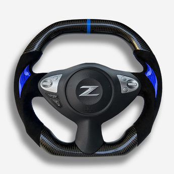 Nissan 370z Custom Carbon Fiber Steering Wheel – FlamingHawk