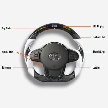 Toyota Supra Custom Steering Wheel